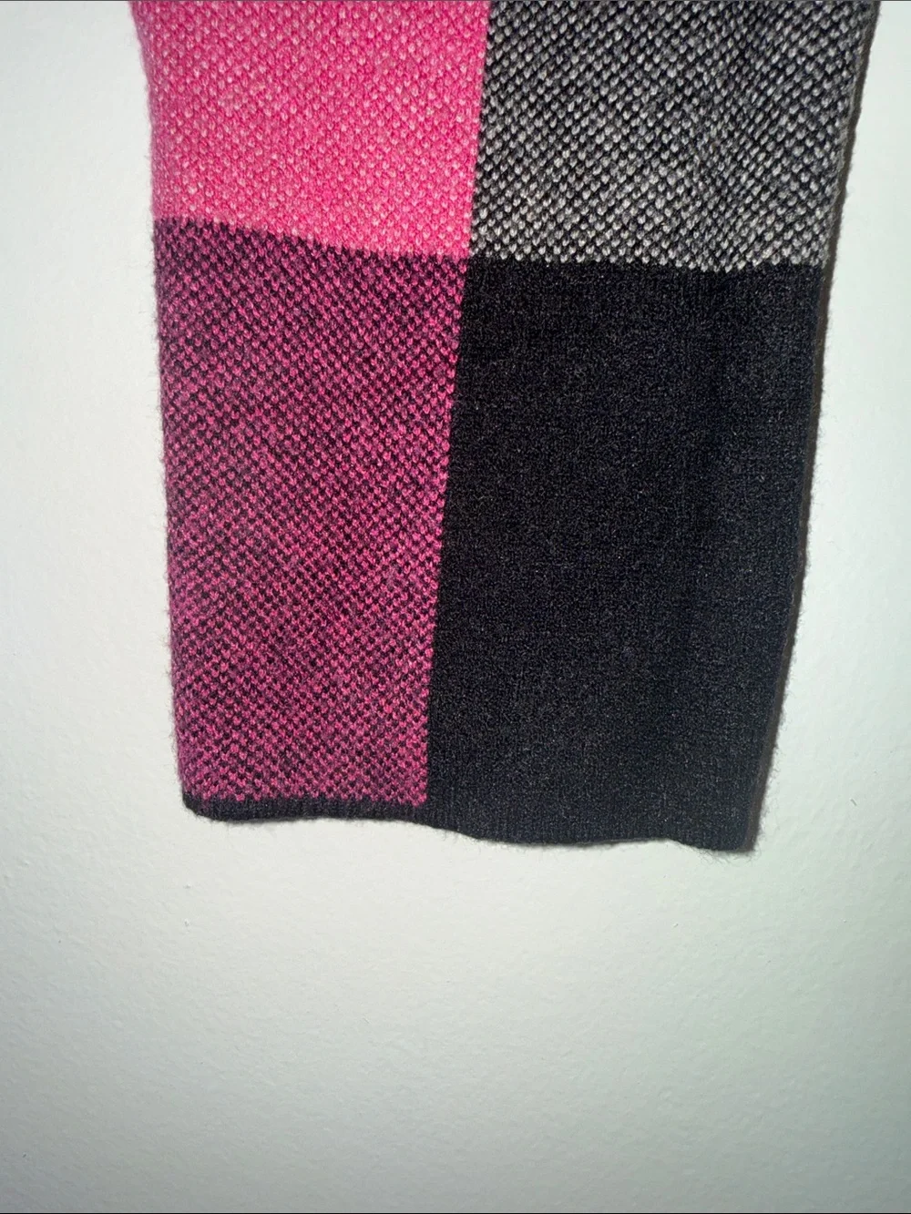 Tahari Mock Neck Vibrant Plaid Sweater - Picture 9 of 10